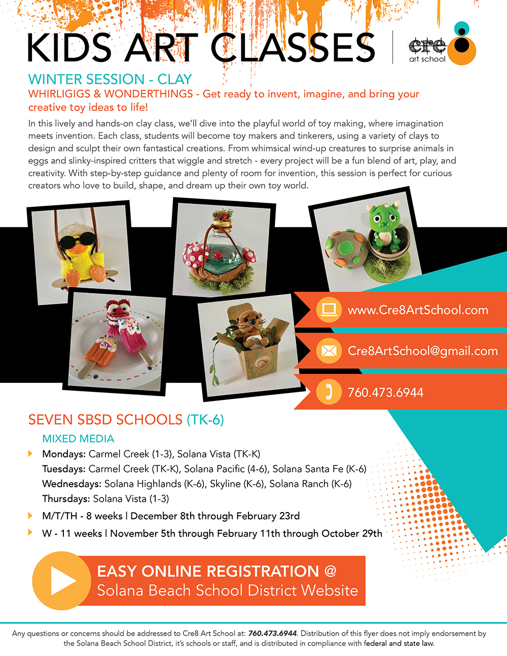 Cre8 Art School Classes